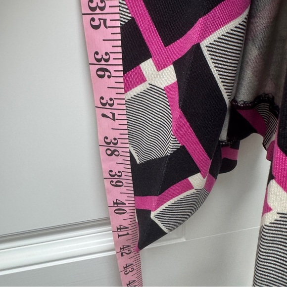 DVF Diane von Furstenberg New Julian Two Navy Pink Diamond Wrap Dress - Picture 9 of 15